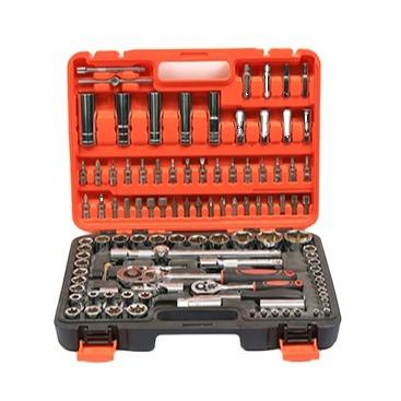 China Auto Repair Tools Universal 108 PCS Socket Set Ratchet Wrench Tool Kits Auto Repair Car Hardware DIY Tools for sale