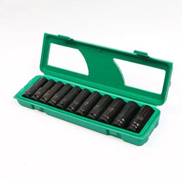 China Auto Repair Tools High Quality Easy To Use Durable Cr-Mo Hand Tool 11pcs Portable Impact Socket Set for sale