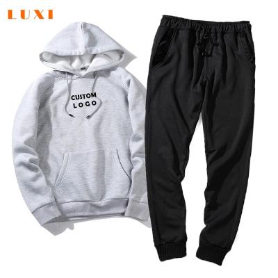 China LUXI Factory Designer Custom Sets Viable Brand Sweat Suits High Quality Mens Unisex Polyester Style Unisex Sweatsuit Athflow Tracksuits for sale