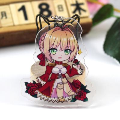 China Anime Key Chain American Destiny Destiny Go Acrylic Anime Peripheral Chain Pendant for sale