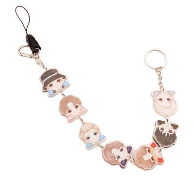 China Kpop Bangtan Boys Bpink Decoration/Gift/Mobile Phone Hanging Key Chain Accessories Ring Pendant Acrylic Transparent Keychain Souvenir Wholesale for sale