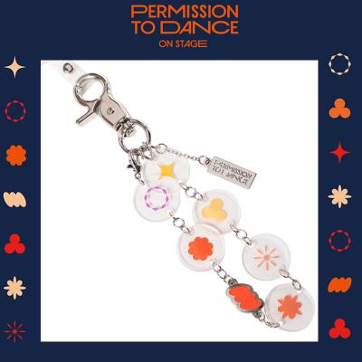 China Popular decoration/gift/souvenir Kpop concert new Bangtan boys permission to dance on the stage metal phone chain for sale