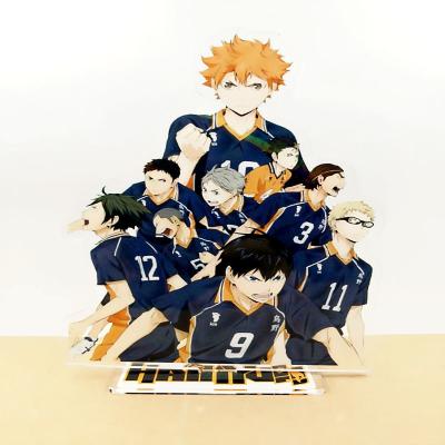 China Japan Anime Haikyuu Acrylic Standee Figure Japanese Popular Group Plastic Standee Acrylic Standee for sale