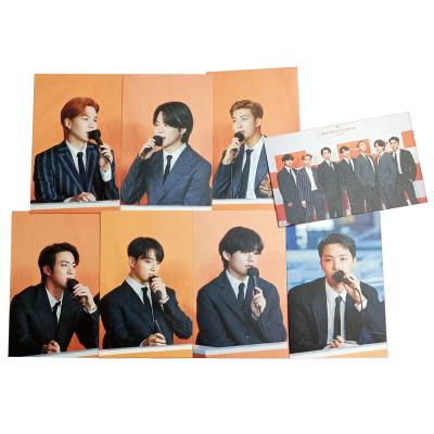 China 8Pcs/Set South Korea Boys Picture Kpop Bangtan Photocard PTD ON STAGE-LA Postcard Lomo Card Printing Card Collection Wholesale for sale