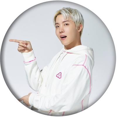 China New Arrival Kpop Bangtan Boys HAPPY NEW YEAR Badge Hot Sale Europe Plastic Lapel Pin Button Badge for sale