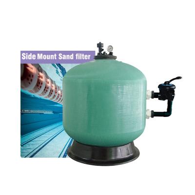 China Make pool water clean; Circulating Water Treatment Plant Supply Diameter 400/1200mm Swimming Pool Fiberglass Side Mount Sand Filter For Above Ground Inground Swimming Pool for sale