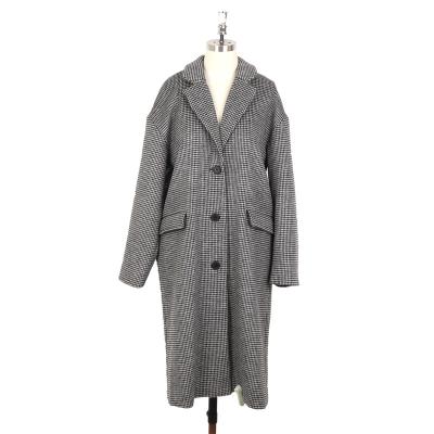 China Waterproof High Quality 100% Cotton women trench coat long Outwear windproof wool coats women plus size women's coats OEM for sale