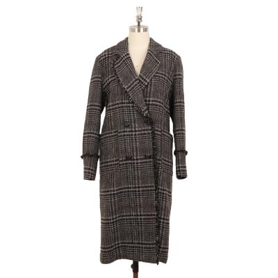 China Sustainable Alephan custom trench coat women's long winter edition plus size over-the-knee overcoat for autumn and winter for sale