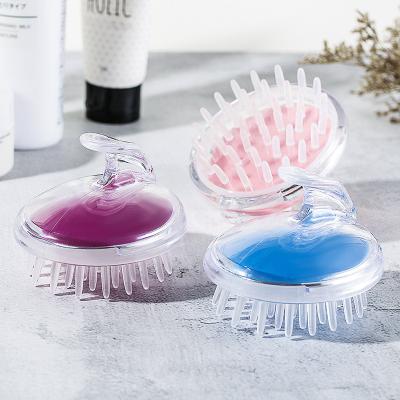 China EXFOLIATING Wholesale Hair Shampoo Sweep Hair Scalp Massager Scrubber Head Scrubber Custom Head Dandruff for sale