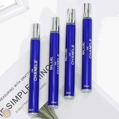 China Spray High Quality 35ml Tube Perfume Blue Perfume Body Spray Splash Perfume Men for sale