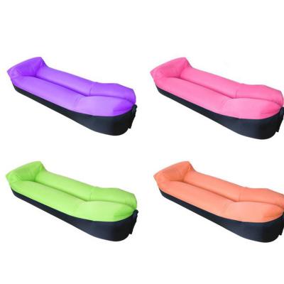 China Inflatable Sofa Bed Air Sofa Pocket Lay Down Lazy Airbag Sleeping Sofa Ideal Gift for Picnics and Camping Traveling Festival for sale