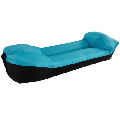 China Wholesale Outdoor Fast Folding Sofa Bed Lazy Air Sofa 190T/210T Sun Inflatable Bag Relax Air Sofa Bed Beach Bag Couch Lazy Sofa for sale