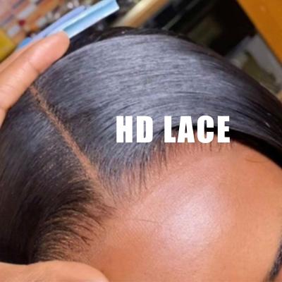 China Wholesale Seller 12a 4x4 5x5 6x6 13x4 Silky Straight Wave Cuticle Aligned Silky Brazilian Indian Virgin Human Hair Hd Transparent Raw Lace Closure for sale