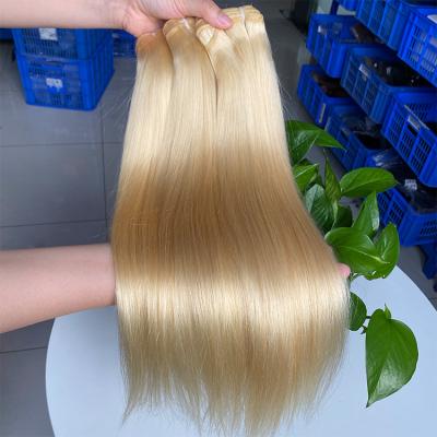 China huixin silky straight virgin hair bundles 100% remy gold 613 human hair 30 inch silky straight hair extension for sale