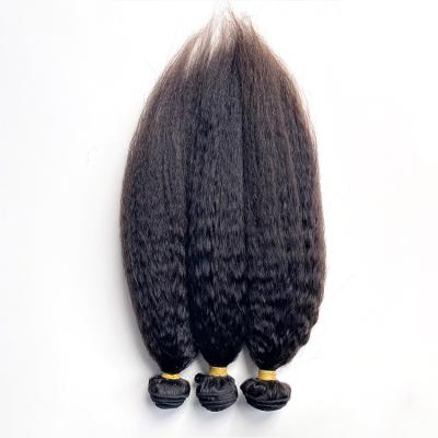 China HUIXIN Virgin Remy Hair Bundles 100% Unprocessed Natural Black Curly Straight Virgin Human Hair Bundles for sale