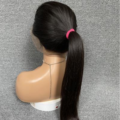 China Directly For Black Women Cheap Wholesale Raw Brazilian Hair 360 Lace Frontal Wig for sale