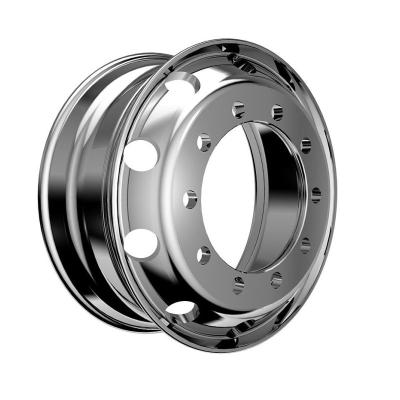 China Skillful Manufacture of High Grade Aluminum 5 Hole Heavy Truck Wheel Aluminum Rims for sale