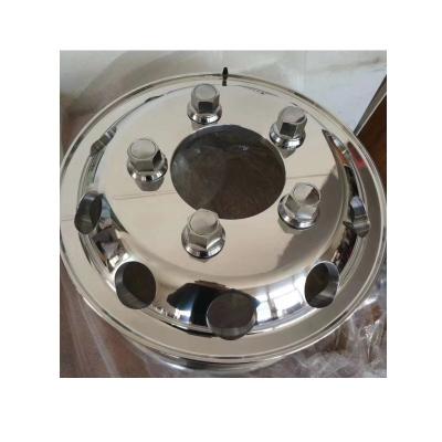 China 17.5 Inch Alloy Aluminum Wheel Rim Truck Wheels 6.00x17.50 Aluminum 6 Holes Forged Rim And Wheel for sale