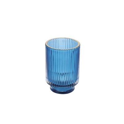 China Europe SYLWAN OEM Unique Colorful Iridescent Candle Vessel Luxury Soy Wax Candle Make Container Candle Glass Vessel for sale