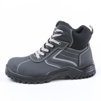 China ANTI-SLIP High Quality PU Leather israel men's Working Safety Shoes Steel Toe Work Boot for Men Women for sale