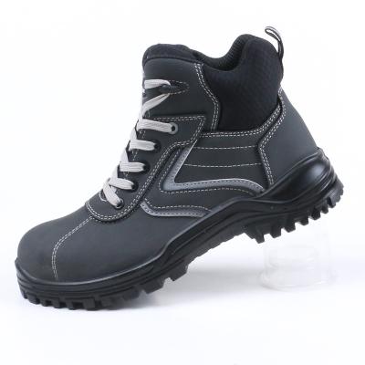 China ANTI-SLIP Steel Toe Work Shoes Men's Anti-slip Protective Construction Anti-smashing Safety Shoes for sale