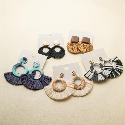 China 2022 New Arrivals TRENDY Earrings Set Bohemian National Style Hanging Earrings For Girl Vintage Eardrop for sale