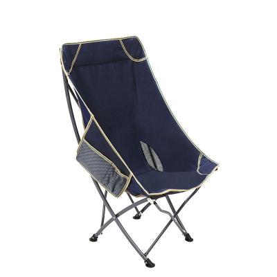 China Modern Outdoor Portable Camping Chair Folding Iron Backpacking Duty Camping Relax Chair for sale