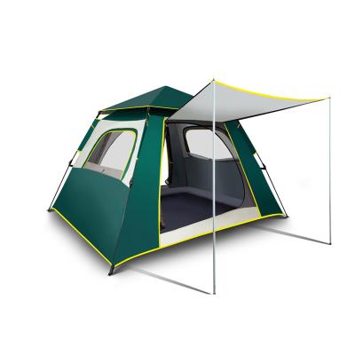 China Diagonal tying type high quality cheap luxury four season folding family outdoor camping tents for sale