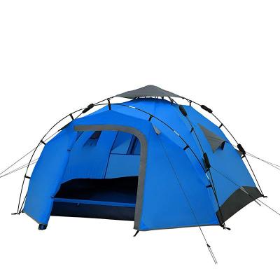 China Instant Double Layer Hydraulic Automatic Outdoor 4 Season 3-4 Person Sleep Tent for sale