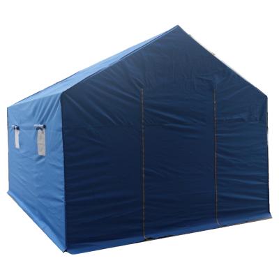 China Diagonal tying type large outdoor used military disaster relief shelter tent for sale for sale