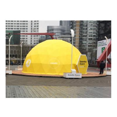 China Stable Structure 6m Winter Geodesic Dome Transparent Heavy Duty Tent With Bathroom For Outdoor Event Party for sale