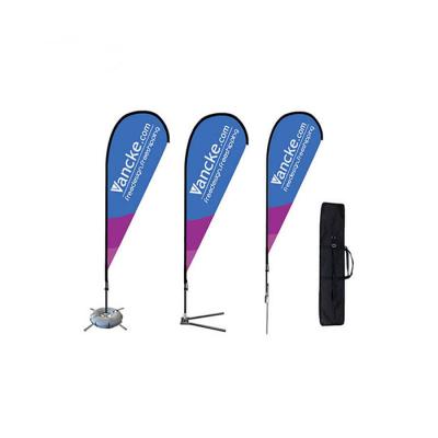 China / Waterproof Flag Flag Advertising Stand Advertising Beach Shark Flag for sale