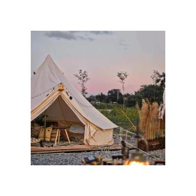 China Diagonal Tying Type Best Selling Modern Simplicity Family Tent Sibley Tent Canvas Bell Tent for sale