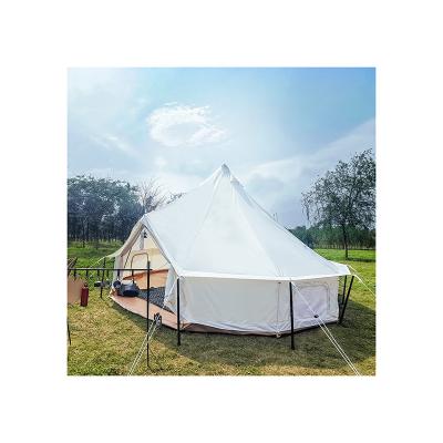 China Direct Tepee Canvas Mosquito Tent Light Resistant Luxury Tent Diagonal Tethering Type for sale