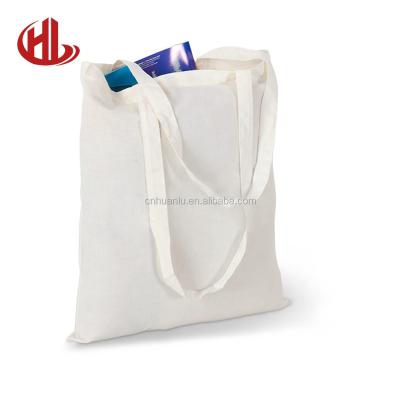 China Wholesale Empty Tote Bags Handled Standard Size Cotton Canvas Tote Shopping Bags With Custom Printed Logo for sale