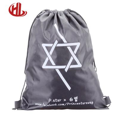 China Recyclable Wholesale High Quality Reusable Drawstring Sports Travel Bag With Your Own Logo for sale