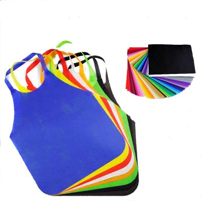 China Cheap Bulk Nonwoven Disposable Apron Bartender Apron Custom Logo for sale