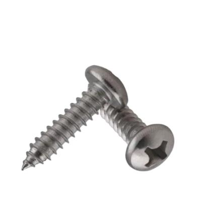 China Pan Self Tapping Screw with coarse zinc flat head ph2 thread /fine wood screw for sale