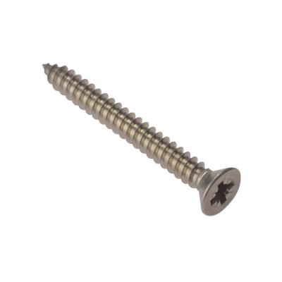 China Pan Pozi Stainless Steel Drive Countersunk Screw Decking Wood Screw, A2 304, 5mm Thread, 50mm Length for sale