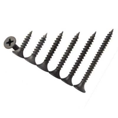 China Bugle tornillo price #6 harden thread black bugle twinfast drywall head screw for drywall for sale