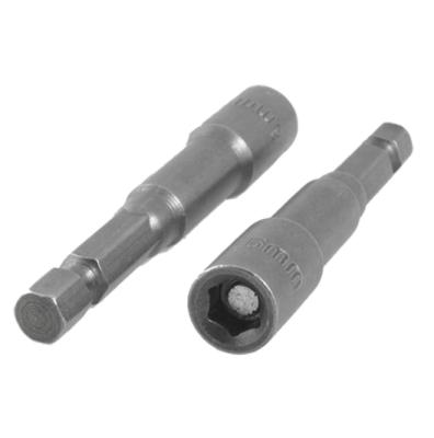 China Steel Magnetic Hex Nut and Hex Socket Bolt Driver 8mm 10mm Magnetic Socket Wrench for sale