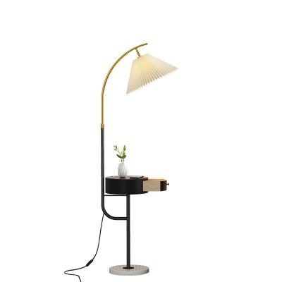 China Modern Simple Modern Living Room Bedroom USB Tea Table Fill Floor Lamp for sale