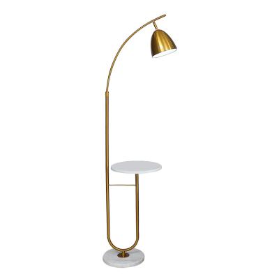 China New Modern Living Room Bedroom USB Charging Floor Lamp With Marble Table for sale