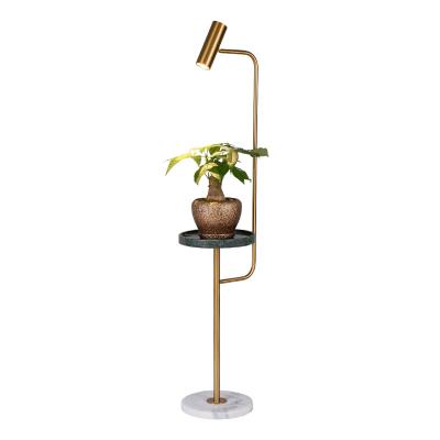 China New modern living room bedroom multifunctional USB charging floor lamp with table for sale