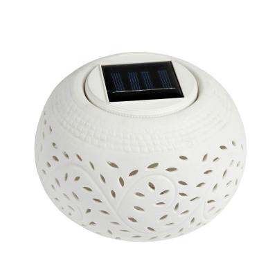 China New Type Villa Yard Landscape Light Ceramic Color LED Solar Lawn Light for sale