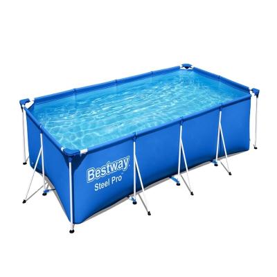 China Indoor Bestway 56405 Above Ground Small Size Metallic Swimming Pool Water Tank Bath For Homes for sale