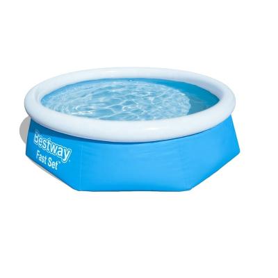 China PVC Bestway 57265 Inflatable Round Pool Quickly Set 8' x 26