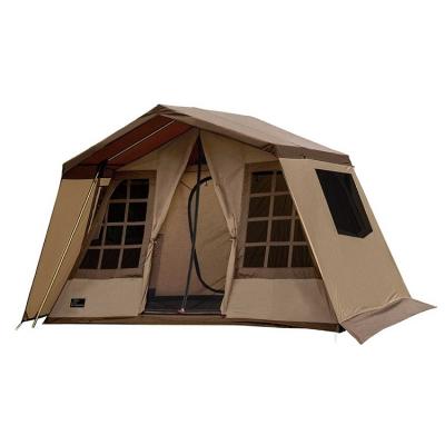 China Straight Bracing Type Hiking Equipment Outdoor Waterproof Camping Tent Cabin Tent for sale