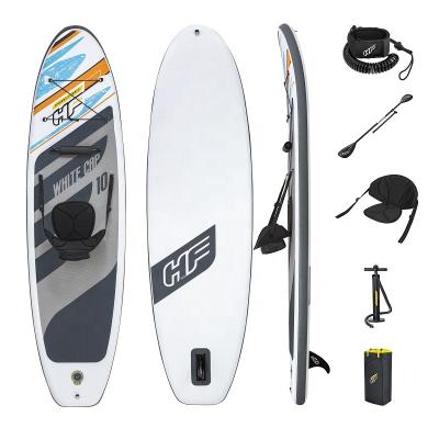 China Bestway 65341 Unisex Hydraulic-Force White Cap Convertible Sip Set Inflatable Stand Up Paddleboards & Surf Boards for sale