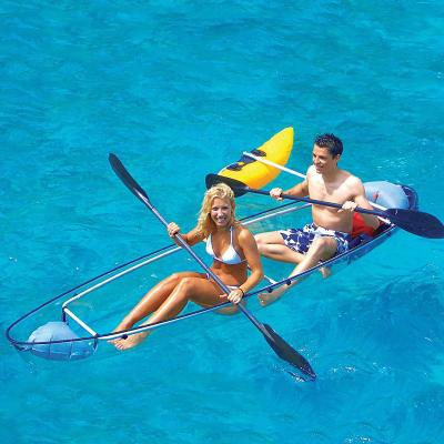 China Eco - Friendly Design Polycarbonate OEM Transparent Canoe Kayak for sale